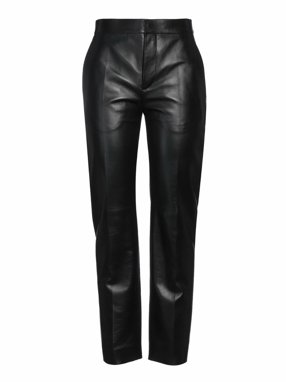 $3850 CHLOE SLOUCH LAMBSKIN LEATHER PANTS TROUSERS SIZE FR 42